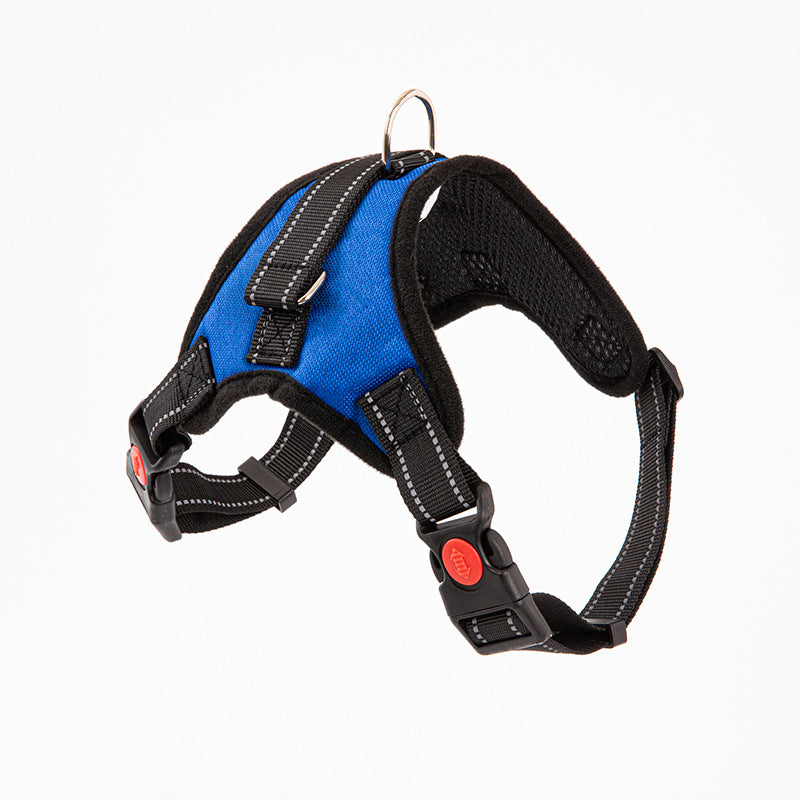 No Pull Dog Harness, Adjustable Reflective Bone Design Pet Walking Harness for Small Medium Large Dogs