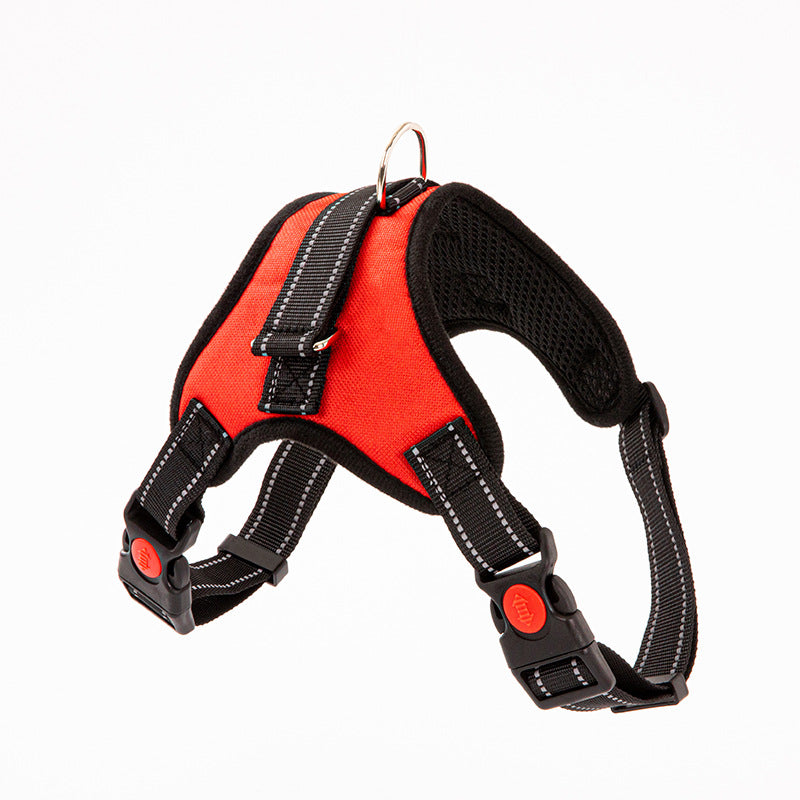 No Pull Dog Harness, Adjustable Reflective Bone Design Pet Walking Harness for Small Medium Large Dogs