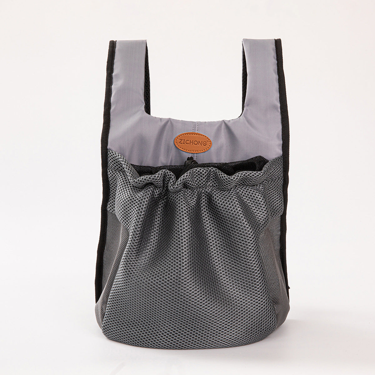 Portable Foldable Pet Front Backpack Carrier, Breathable Mesh Chest Bag for Small Dogs & Cats Outdoor Travel Walking