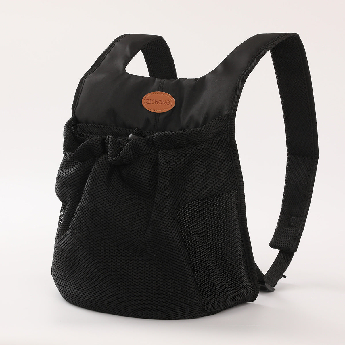 Portable Foldable Pet Front Backpack Carrier, Breathable Mesh Chest Bag for Small Dogs & Cats Outdoor Travel Walking