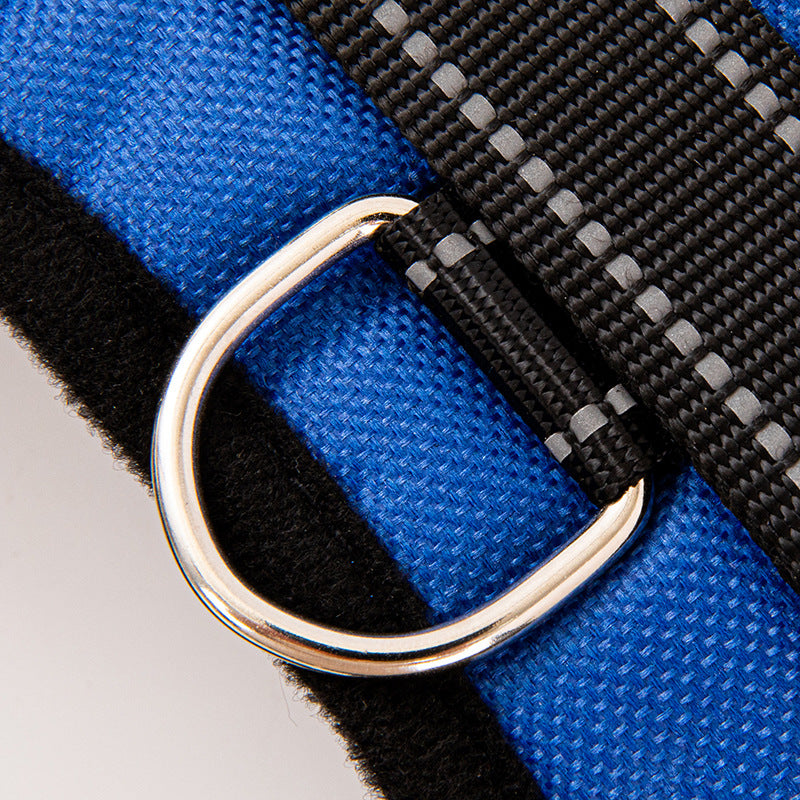 No Pull Dog Harness, Adjustable Reflective Bone Design Pet Walking Harness for Small Medium Large Dogs