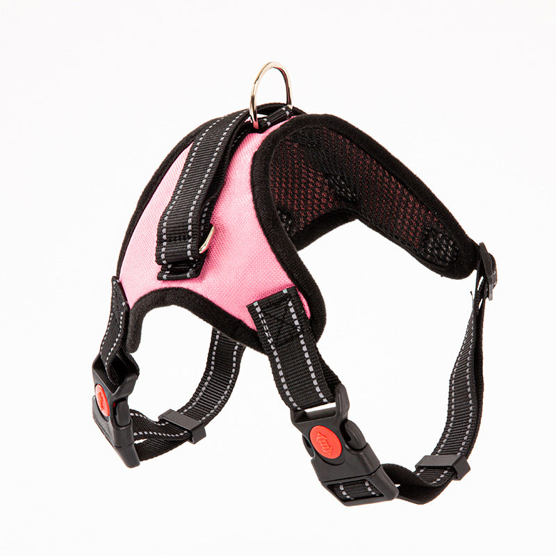 No Pull Dog Harness, Adjustable Reflective Bone Design Pet Walking Harness for Small Medium Large Dogs